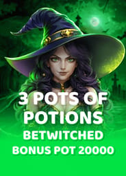 3 Pots Of Potions Betwitched Bonus Pot 20000 - Kwikky Casino